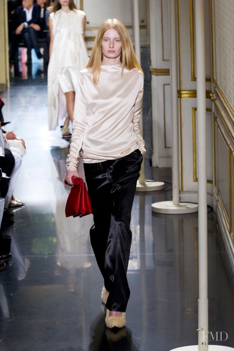 Stephanie Hall featured in  the Celine fashion show for Spring/Summer 2013