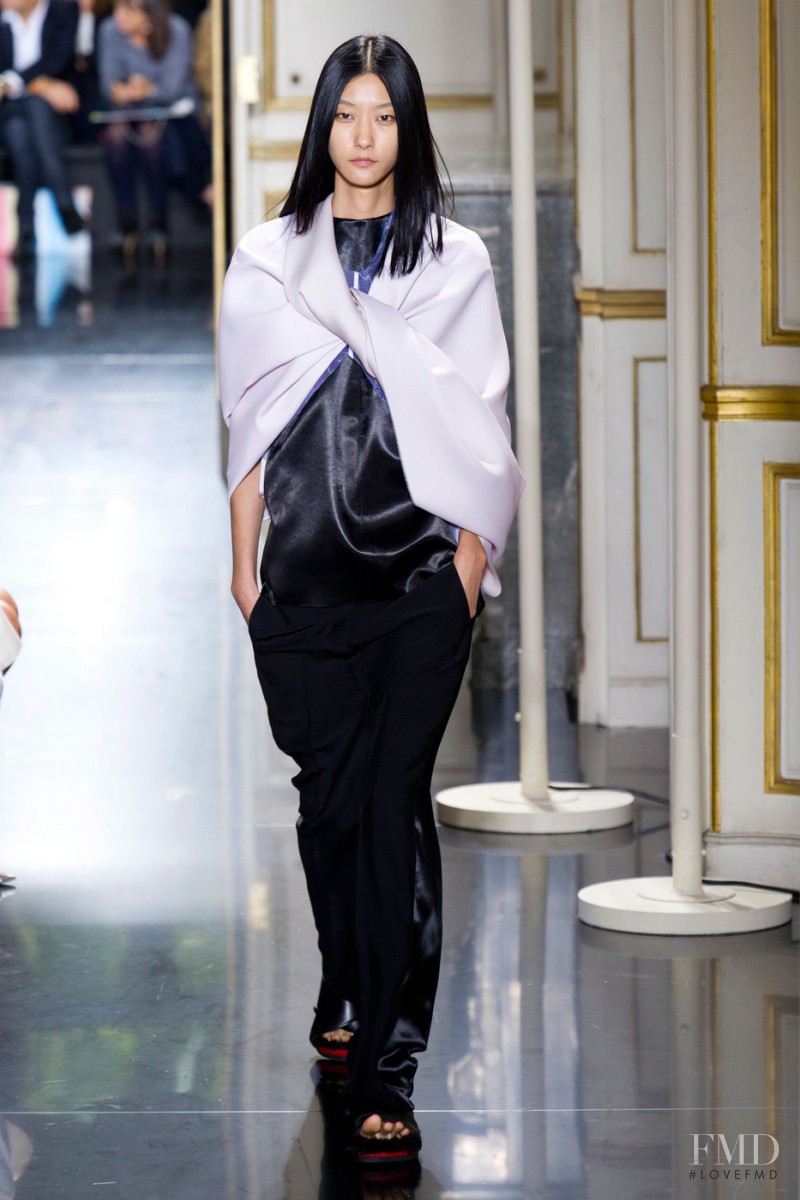 Ji Hye Park featured in  the Celine fashion show for Spring/Summer 2013