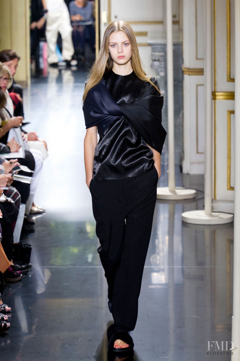 Esther Heesch featured in  the Celine fashion show for Spring/Summer 2013