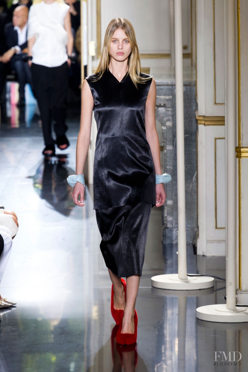 Julia Frauche featured in  the Celine fashion show for Spring/Summer 2013