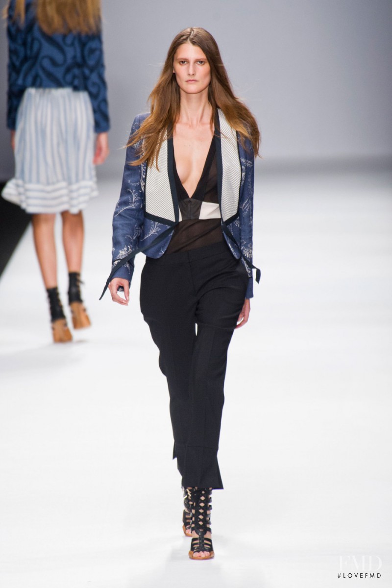 Marie Piovesan featured in  the Vanessa Bruno fashion show for Spring/Summer 2013