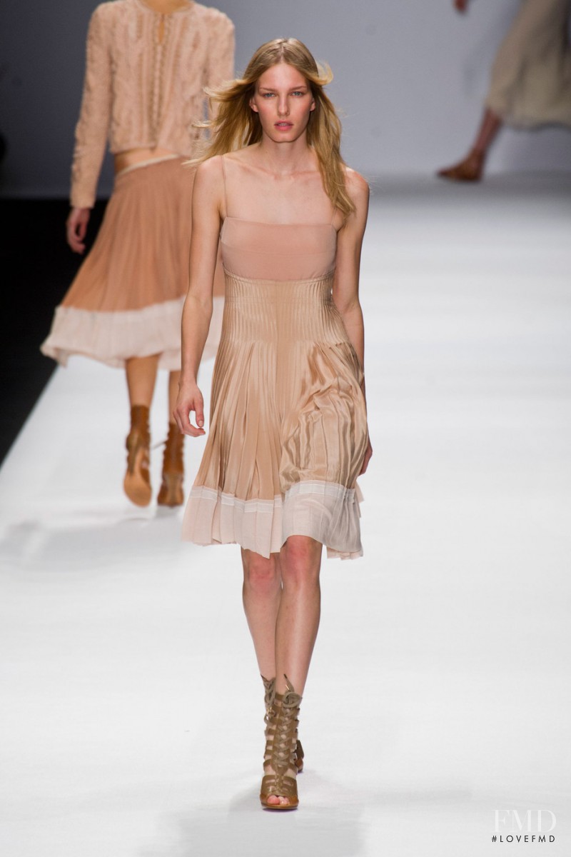 Marique Schimmel featured in  the Vanessa Bruno fashion show for Spring/Summer 2013