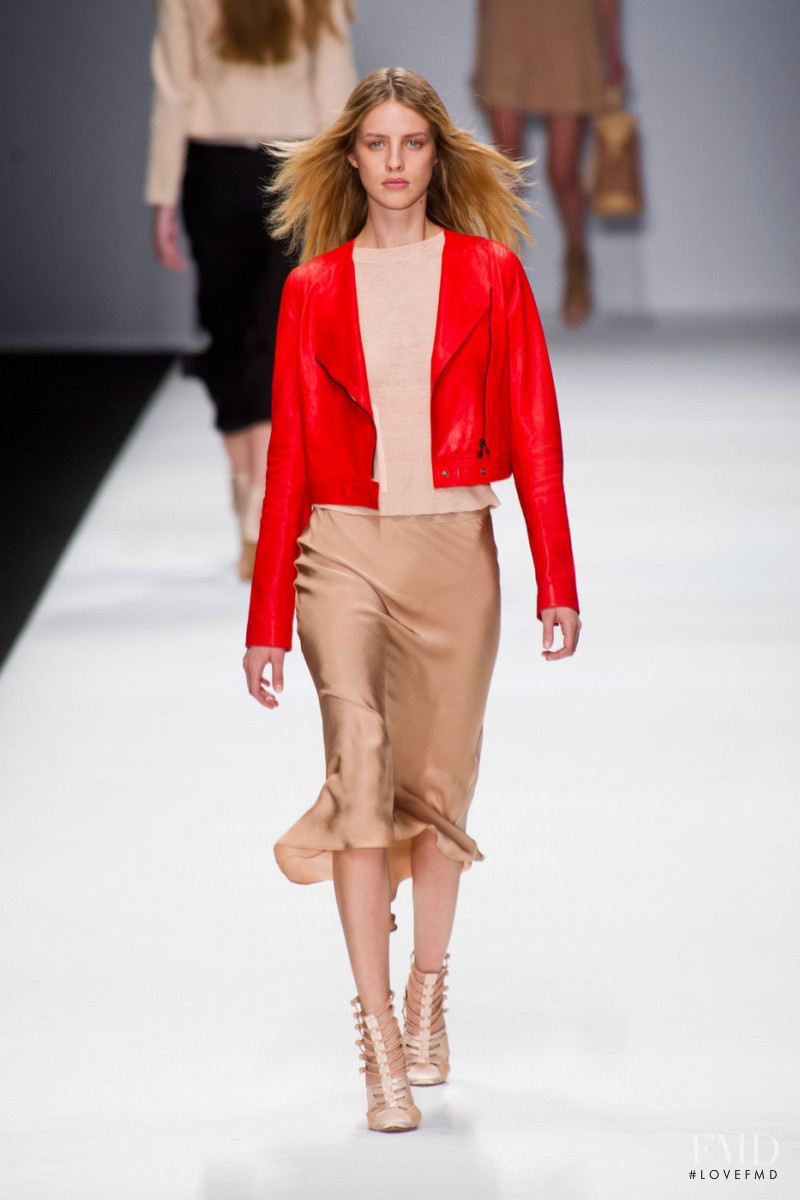 Julia Frauche featured in  the Vanessa Bruno fashion show for Spring/Summer 2013