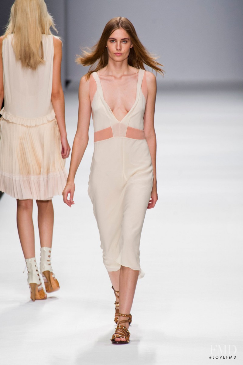 Nadja Bender featured in  the Vanessa Bruno fashion show for Spring/Summer 2013