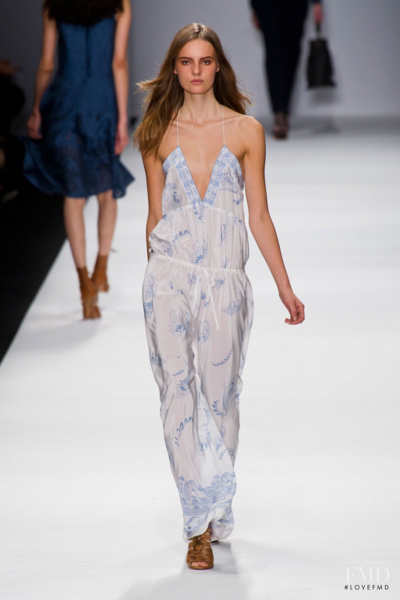 Tilda Lindstam featured in  the Vanessa Bruno fashion show for Spring/Summer 2013