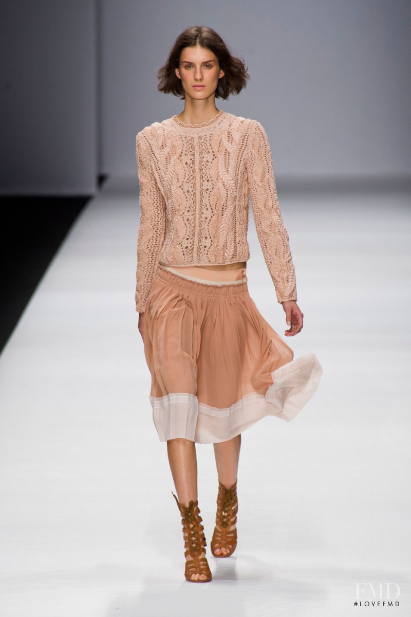 Marte Mei van Haaster featured in  the Vanessa Bruno fashion show for Spring/Summer 2013