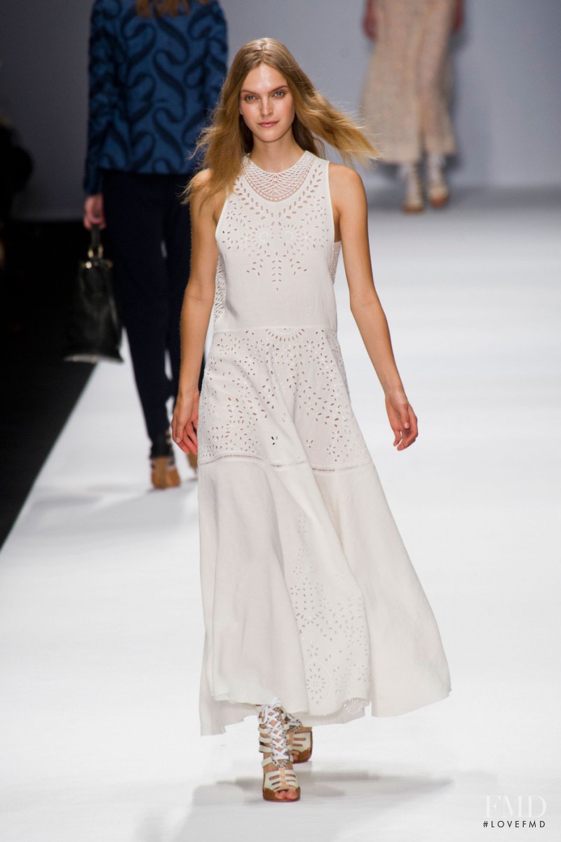 Mirte Maas featured in  the Vanessa Bruno fashion show for Spring/Summer 2013