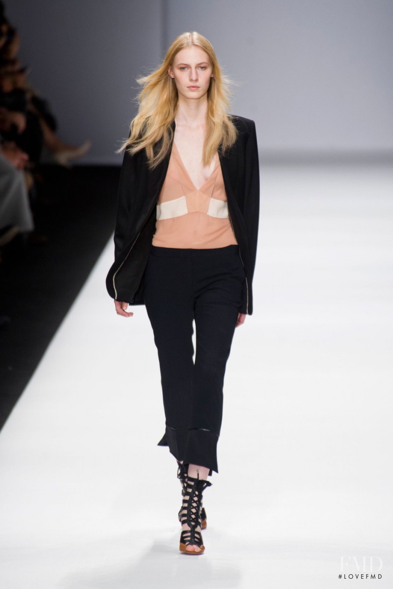 Julia Nobis featured in  the Vanessa Bruno fashion show for Spring/Summer 2013