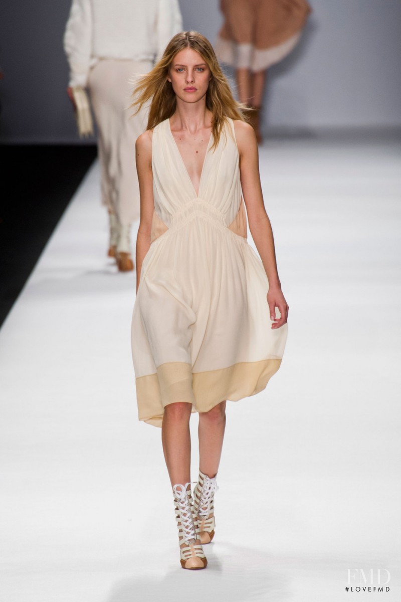 Julia Frauche featured in  the Vanessa Bruno fashion show for Spring/Summer 2013