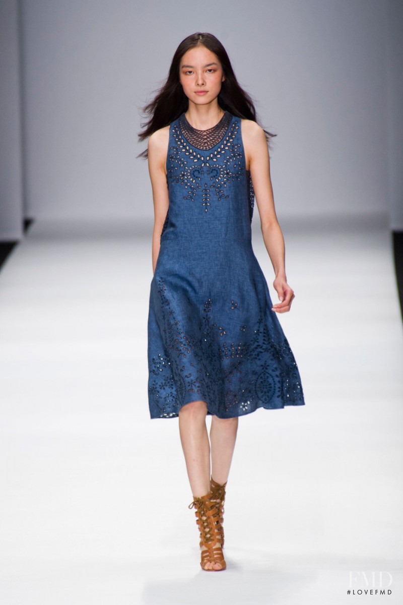 Fei Fei Sun featured in  the Vanessa Bruno fashion show for Spring/Summer 2013