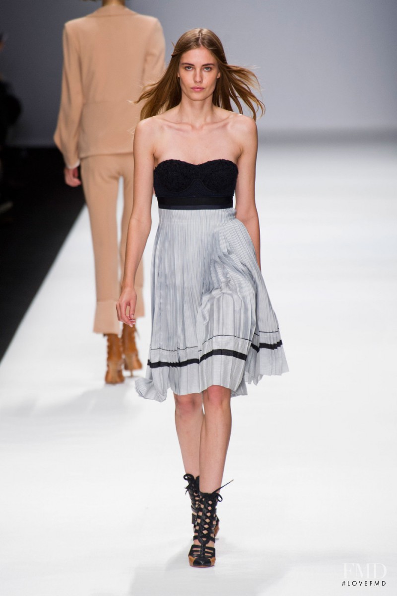 Nadja Bender featured in  the Vanessa Bruno fashion show for Spring/Summer 2013