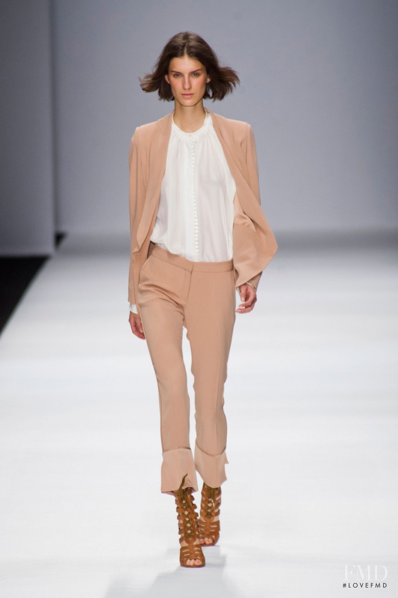 Marte Mei van Haaster featured in  the Vanessa Bruno fashion show for Spring/Summer 2013