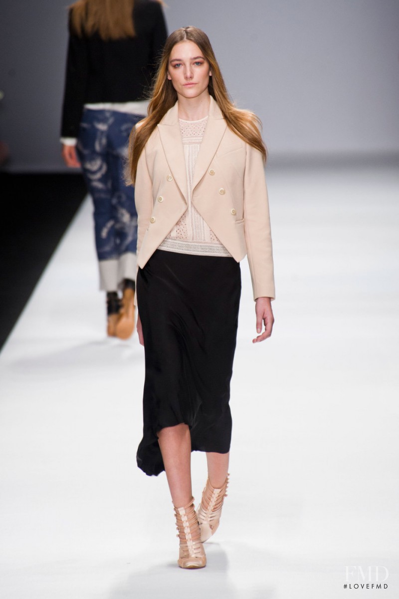 Joséphine Le Tutour featured in  the Vanessa Bruno fashion show for Spring/Summer 2013