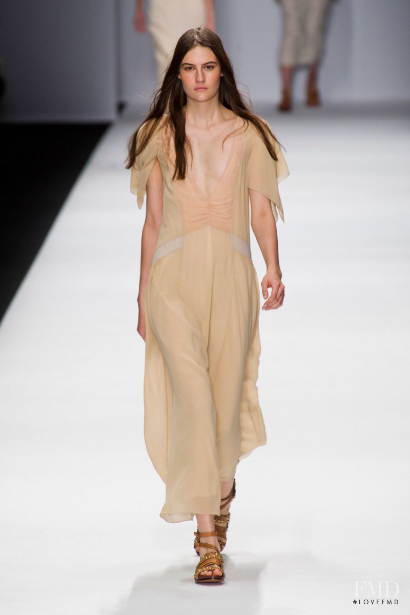 Maria Bradley featured in  the Vanessa Bruno fashion show for Spring/Summer 2013