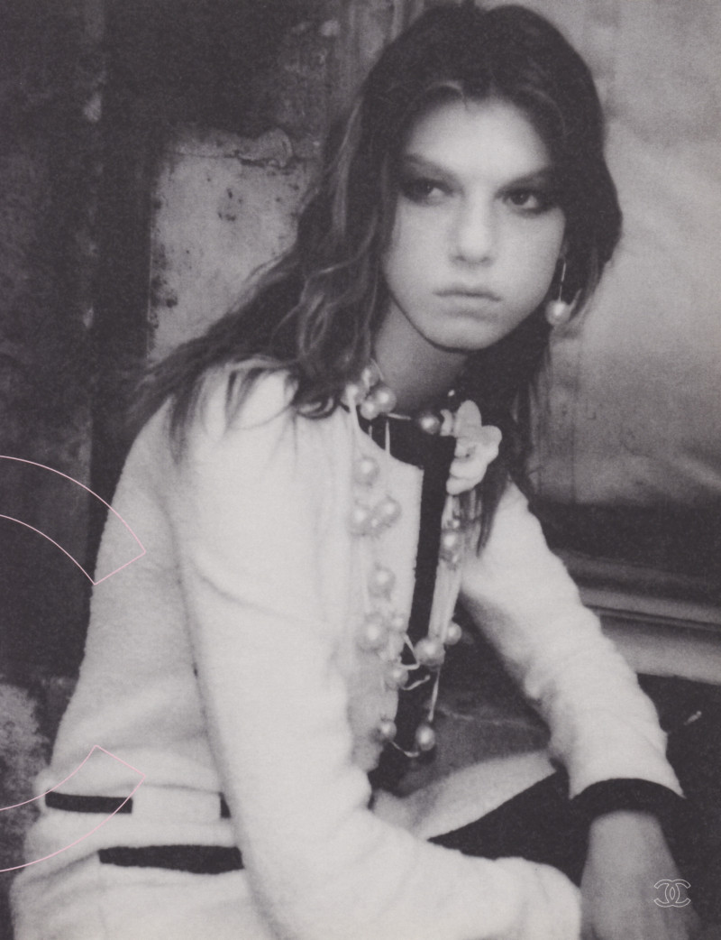 Angela Lindvall featured in  the Chanel lookbook for Autumn/Winter 2000