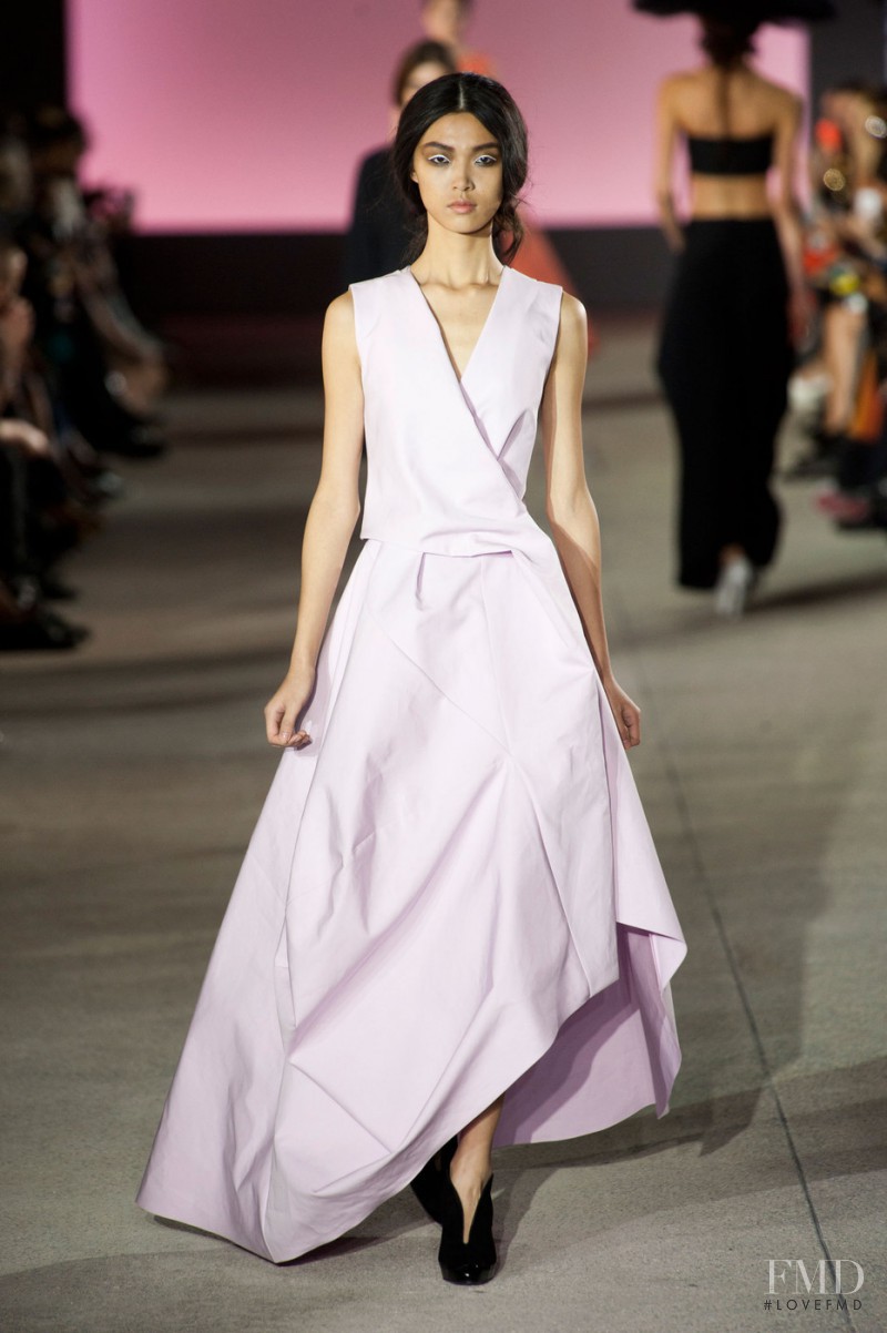 Tian Yi featured in  the John Galliano fashion show for Spring/Summer 2013