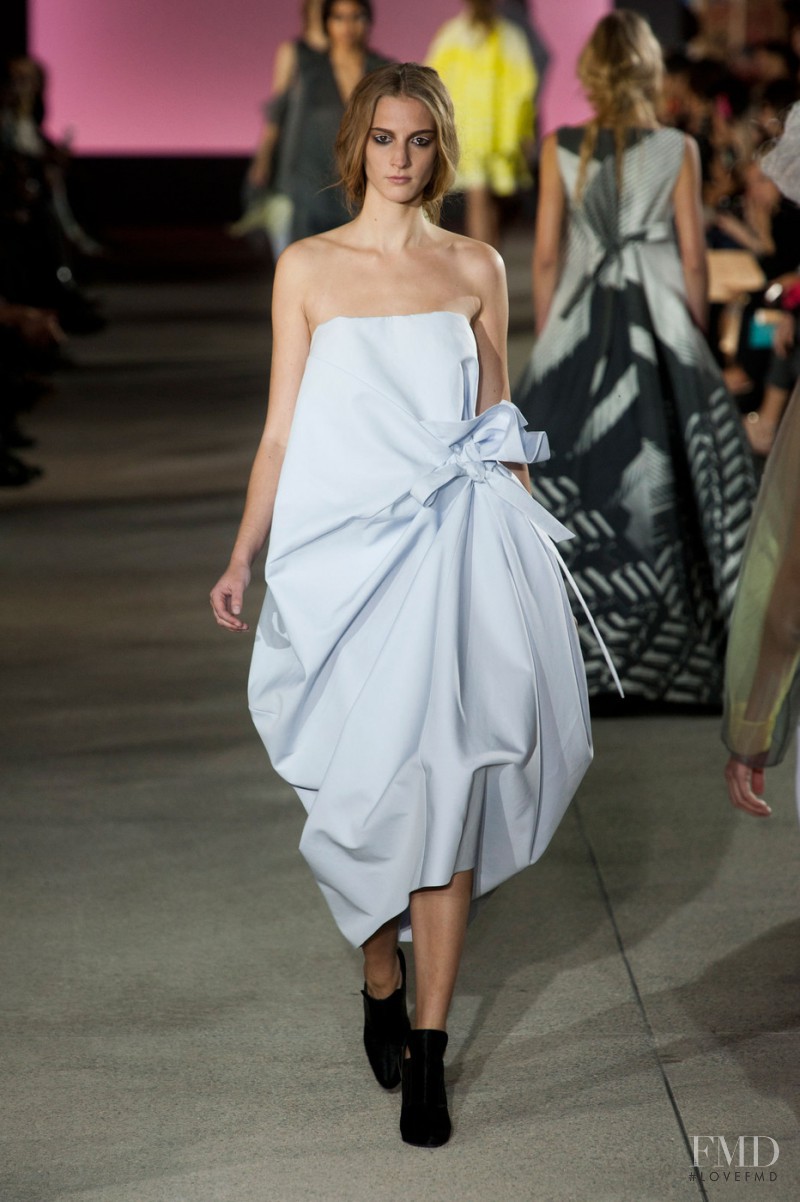 Rosanna Georgiou featured in  the John Galliano fashion show for Spring/Summer 2013