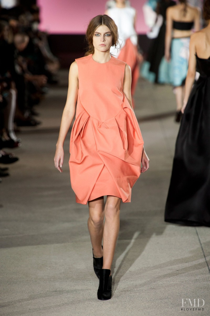 Yulia Serzhantova featured in  the John Galliano fashion show for Spring/Summer 2013
