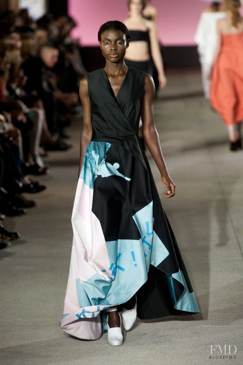 Jeneil Williams featured in  the John Galliano fashion show for Spring/Summer 2013