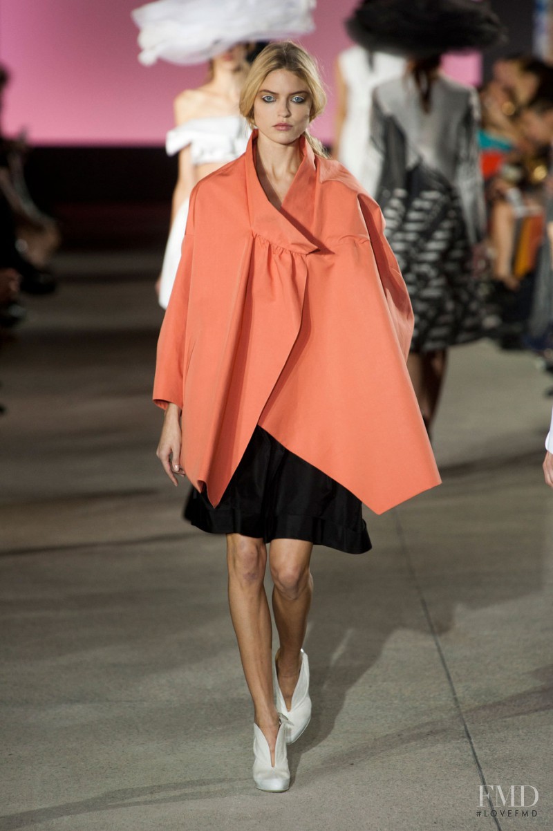 Martha Hunt featured in  the John Galliano fashion show for Spring/Summer 2013