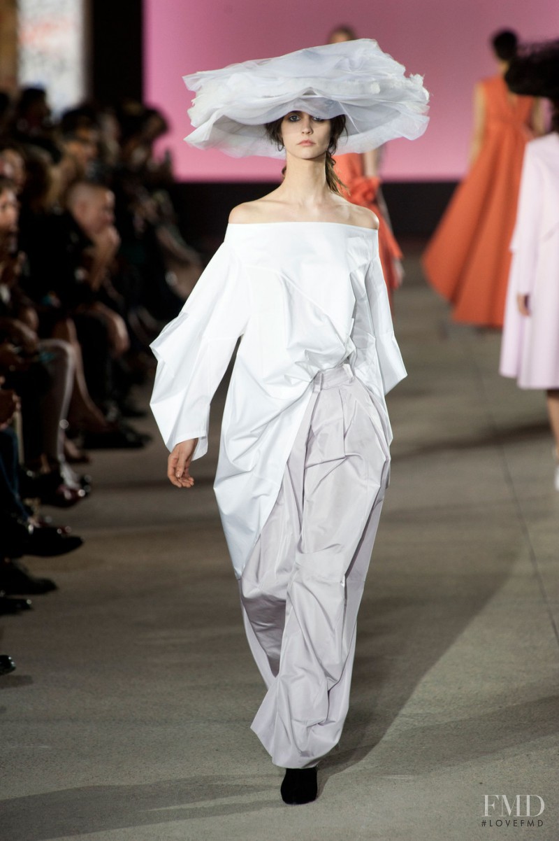 Manon Leloup featured in  the John Galliano fashion show for Spring/Summer 2013