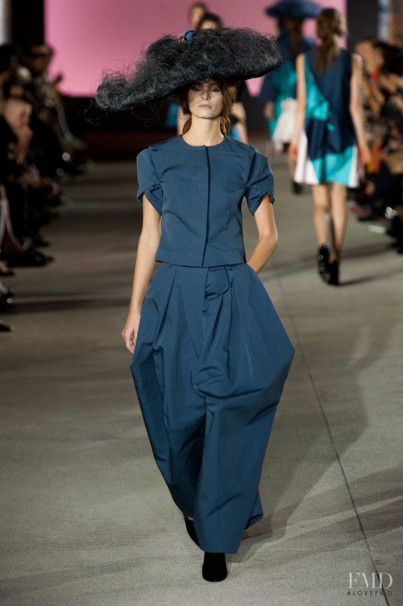 Ava Smith featured in  the John Galliano fashion show for Spring/Summer 2013