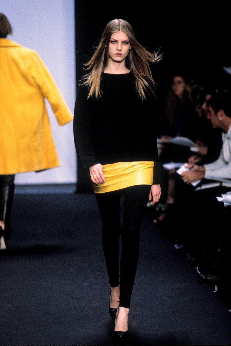 Angela Lindvall featured in  the Michael Kors Collection fashion show for Autumn/Winter 1997