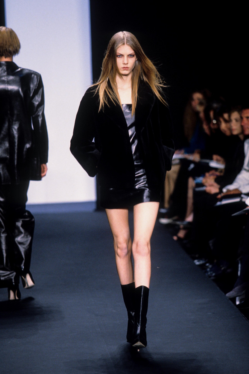 Angela Lindvall featured in  the Michael Kors Collection fashion show for Autumn/Winter 1997