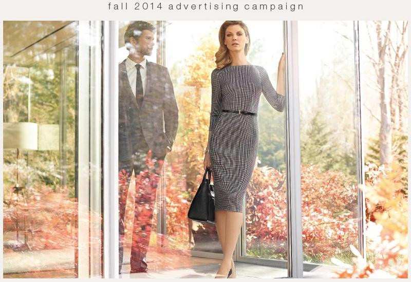 Anne Klein advertisement for Spring/Summer 2014