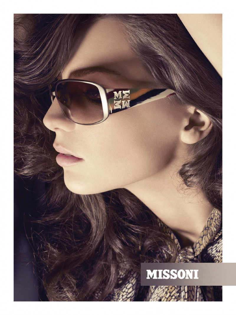 Daria Werbowy featured in  the Missoni advertisement for Autumn/Winter 2007