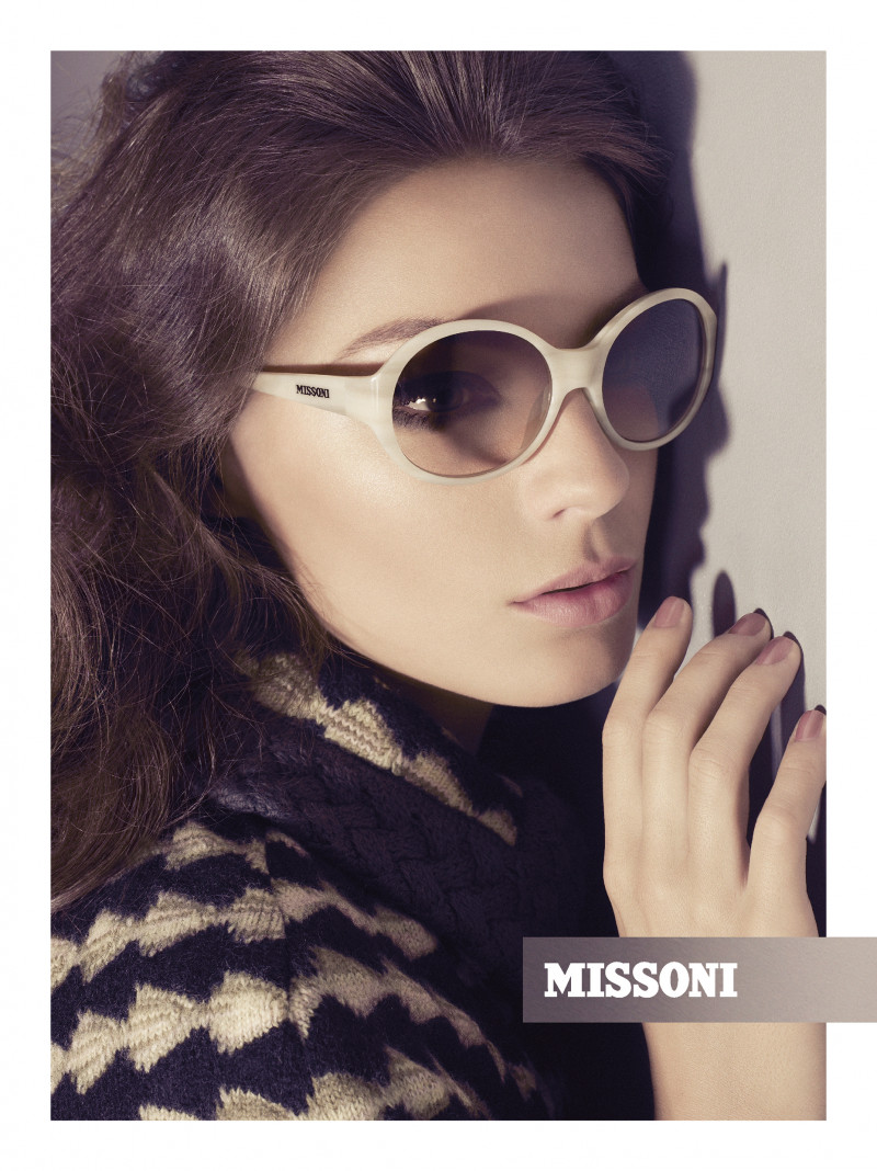 Daria Werbowy featured in  the Missoni advertisement for Autumn/Winter 2007