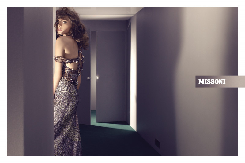 Daria Werbowy featured in  the Missoni advertisement for Autumn/Winter 2007