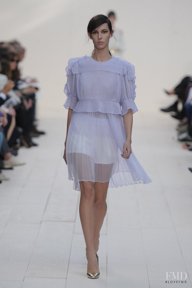 Ruby Aldridge featured in  the Chloe fashion show for Spring/Summer 2013