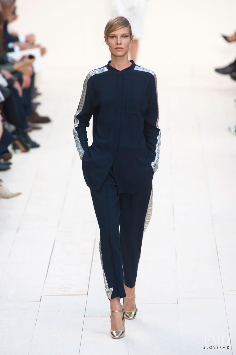 Suvi Koponen featured in  the Chloe fashion show for Spring/Summer 2013