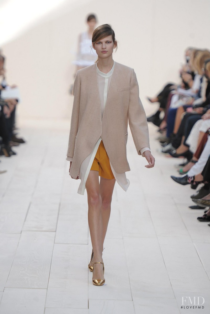 Bette Franke featured in  the Chloe fashion show for Spring/Summer 2013