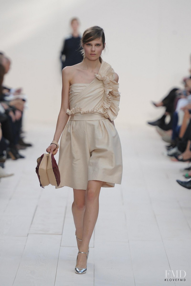 Caroline Brasch Nielsen featured in  the Chloe fashion show for Spring/Summer 2013