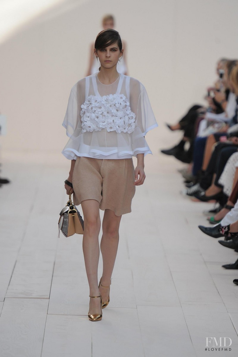 Kel Markey featured in  the Chloe fashion show for Spring/Summer 2013