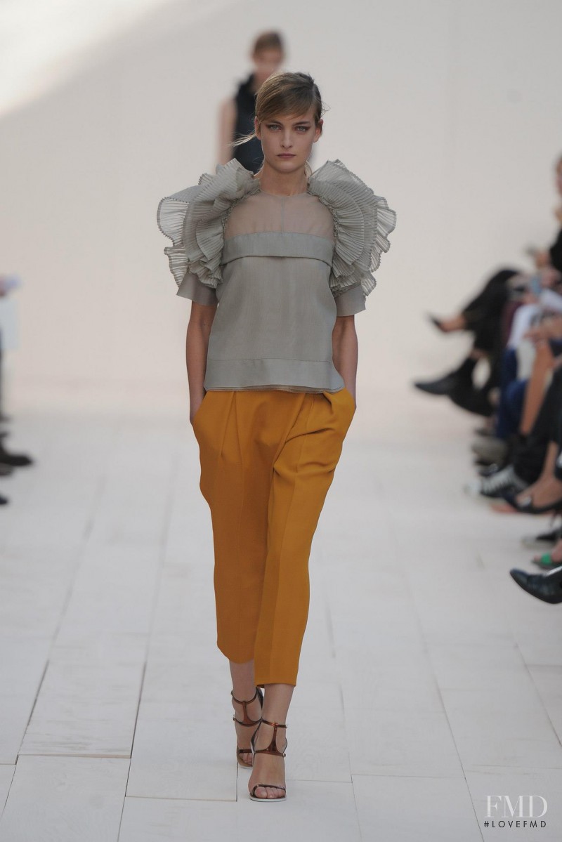 Ophelie Rupp featured in  the Chloe fashion show for Spring/Summer 2013