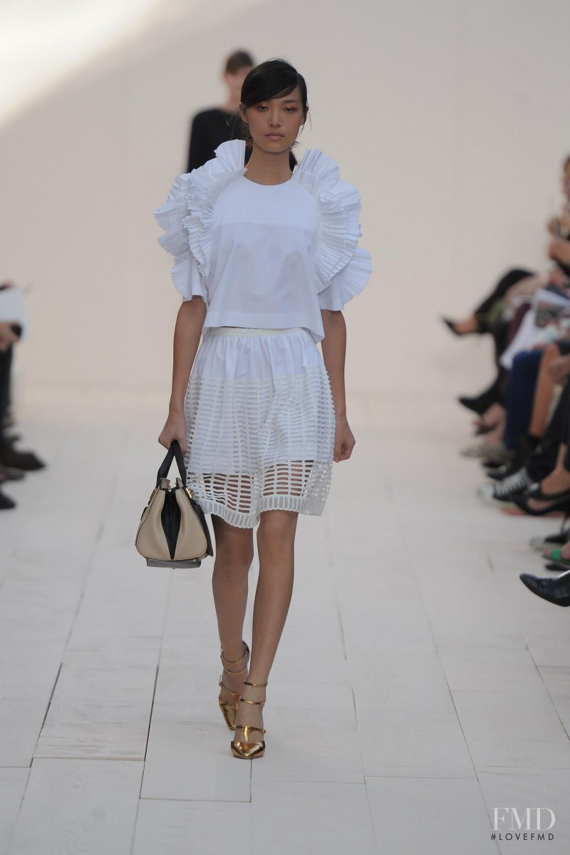 Tian Yi featured in  the Chloe fashion show for Spring/Summer 2013