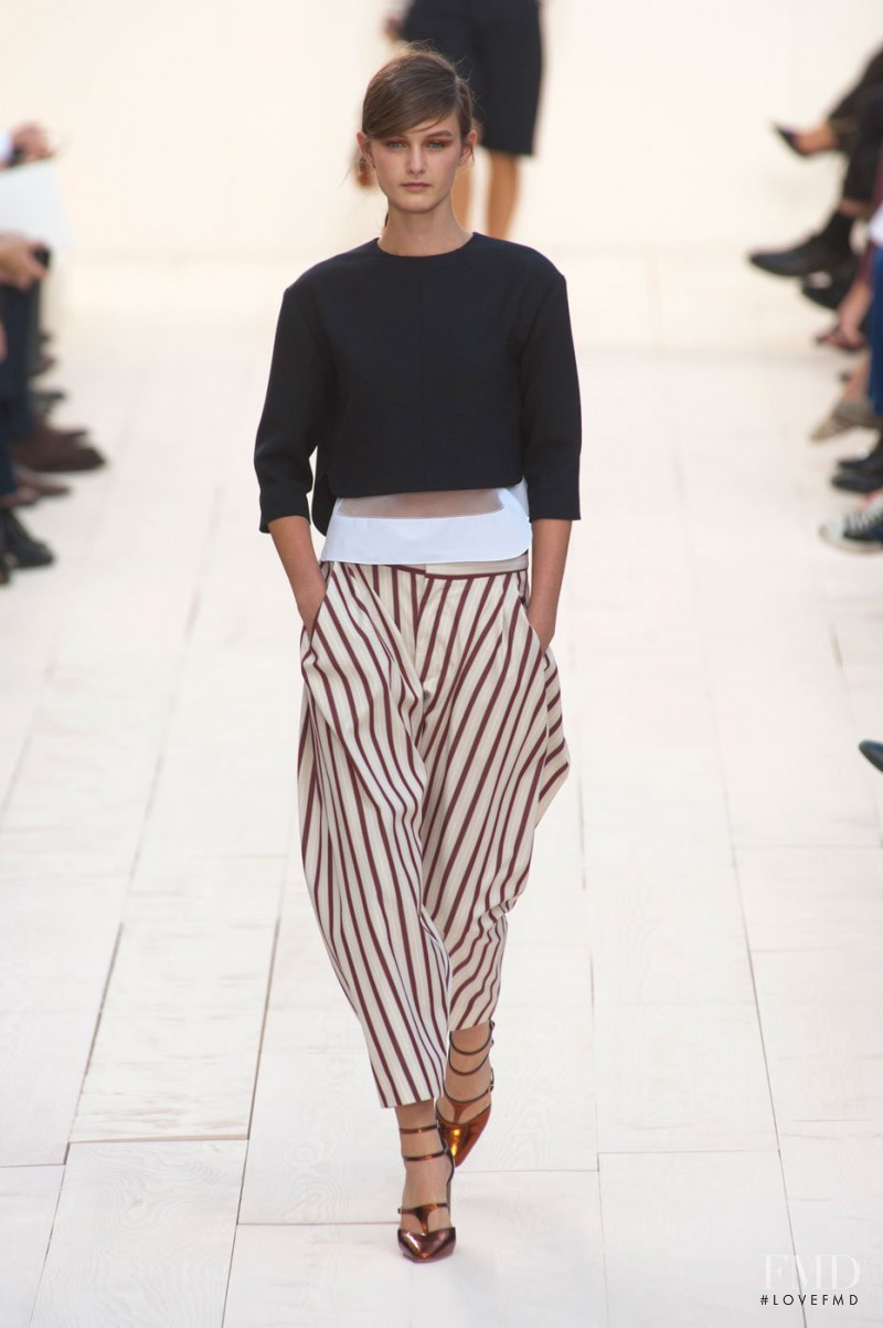 Andie Arthur featured in  the Chloe fashion show for Spring/Summer 2013
