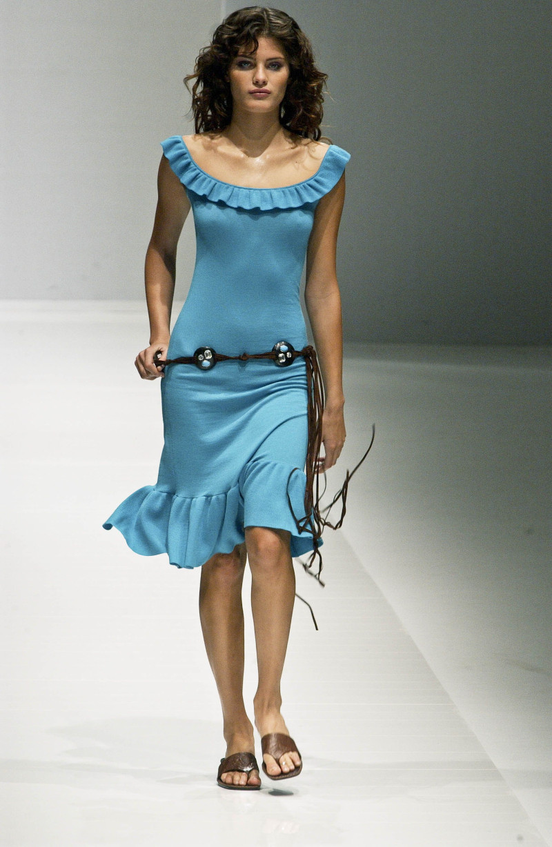 Isabeli Fontana featured in  the Celine fashion show for Spring/Summer 2002
