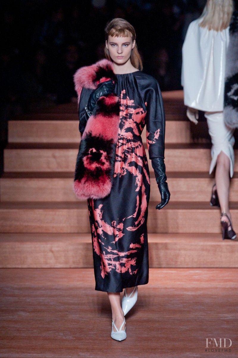 Tilda Lindstam featured in  the Miu Miu fashion show for Spring/Summer 2012
