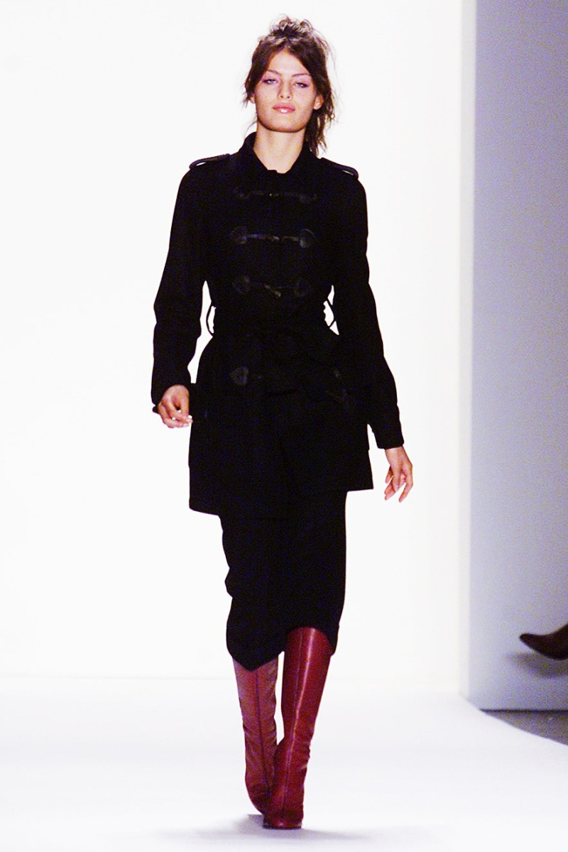 Isabeli Fontana featured in  the Luella fashion show for Autumn/Winter 2002