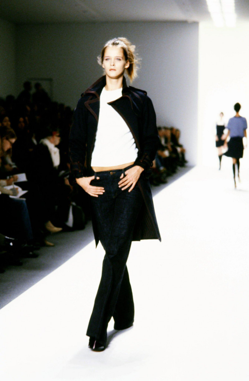 Carmen Kass featured in  the Luella fashion show for Autumn/Winter 2002