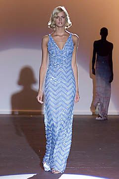 Badgley Mischka fashion show for Spring/Summer 2001