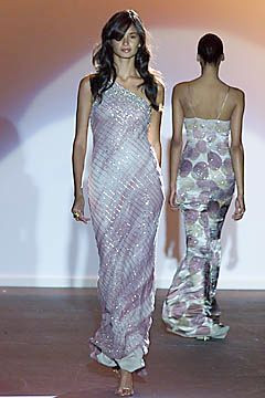 Badgley Mischka fashion show for Spring/Summer 2001