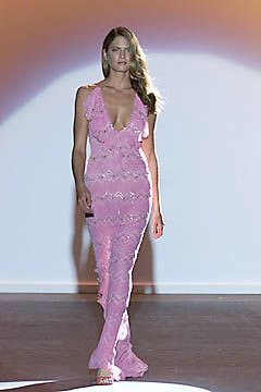 Badgley Mischka fashion show for Spring/Summer 2001