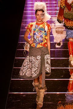 John Galliano fashion show for Autumn/Winter 2002