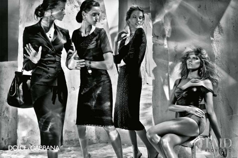 Alessandra Ambrosio featured in  the Dolce & Gabbana advertisement for Spring/Summer 2011