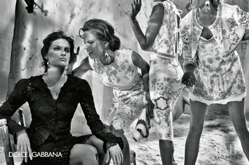 Alessandra Ambrosio featured in  the Dolce & Gabbana advertisement for Spring/Summer 2011